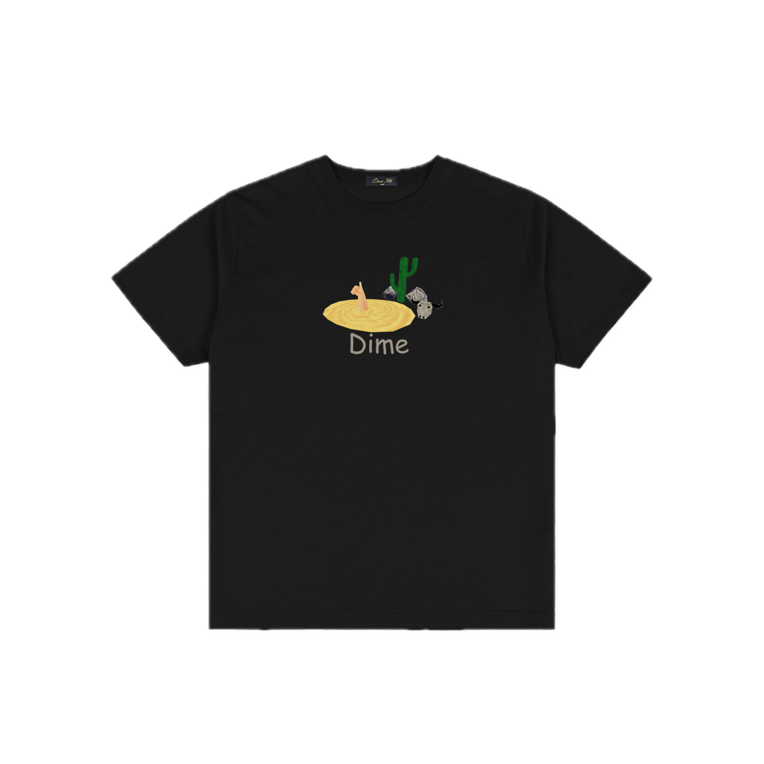 Dime Quicksand Tee - Black