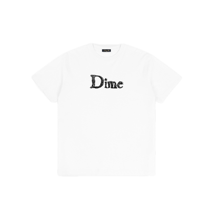 Dime Classic Spiked Tee - White