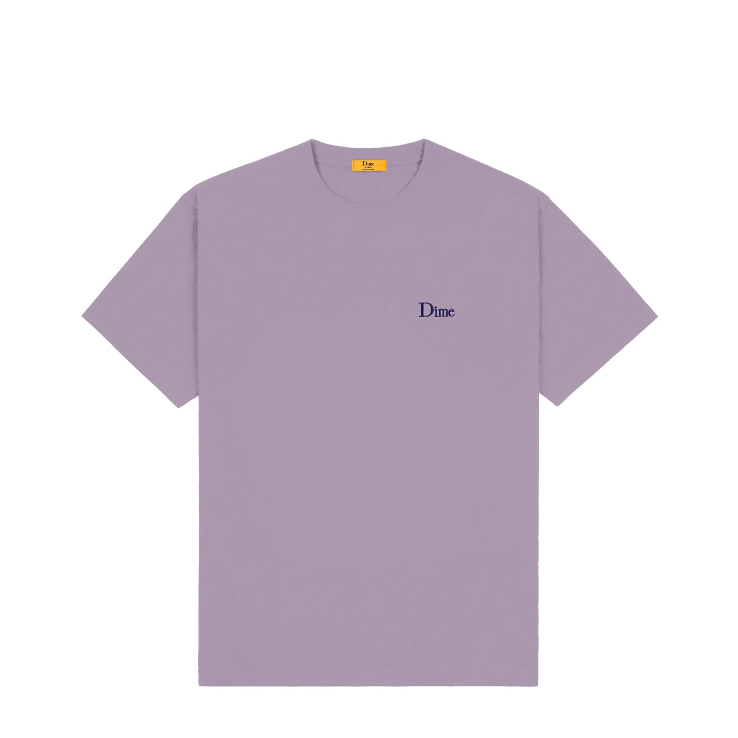 Dime Classic Small Logo Tee - Plum Gray