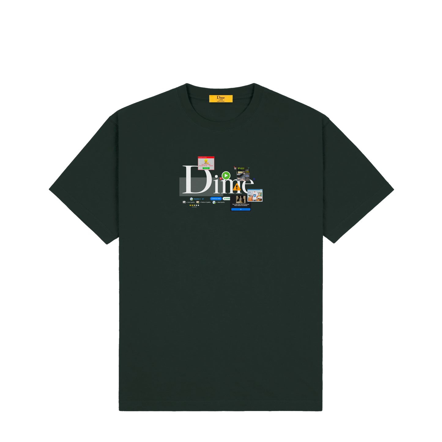 Dime Classic Adblock Tee - Green Lake