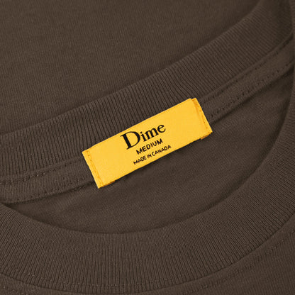 Dime Classic Small Logo Tee - Driftwood