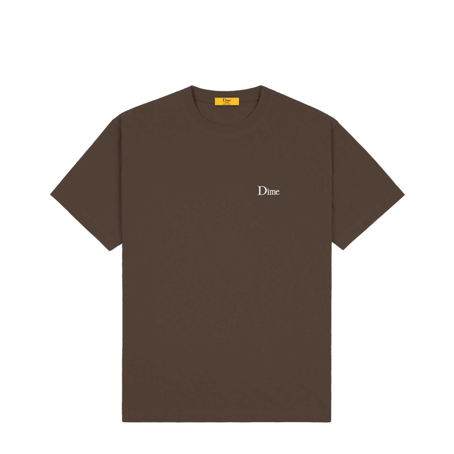 Dime Classic Small Logo Tee - Driftwood