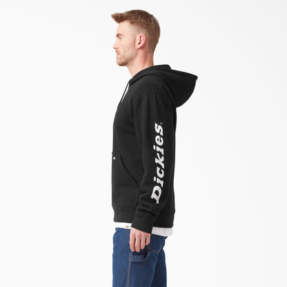 Dickies Water Repellent Sleeve Logo Hoodie - Black