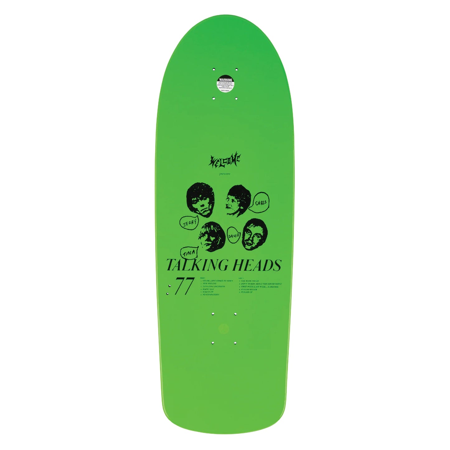 Welcome X Talking Heads Psycho Deck - 10.125 Boar Shape