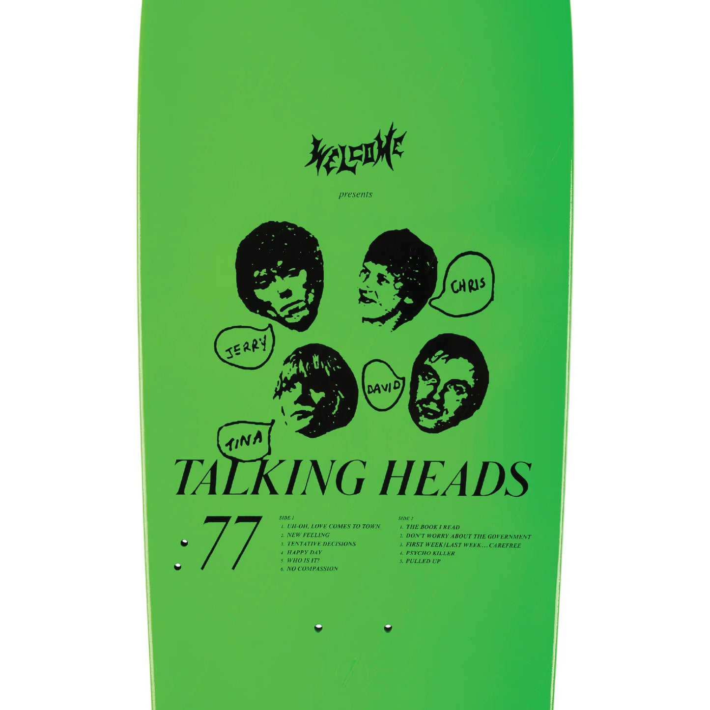 Welcome X Talking Heads Psycho Deck - 10.125 Boar Shape