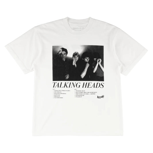 Welcome X Talking Heads Track List Tee - White