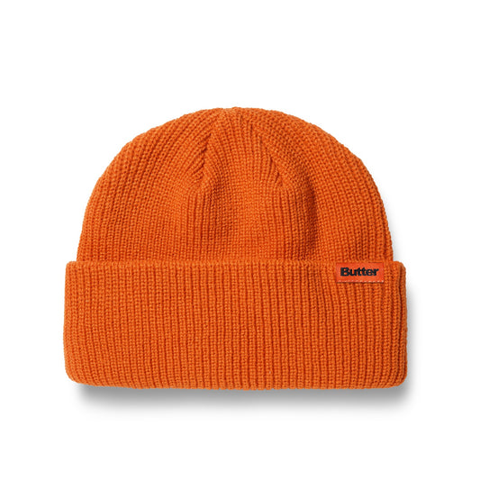 Butter Goods Tall Wharfie Beanie - Burnt Orange