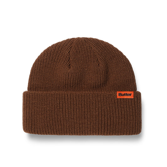 Butter Goods Tall Wharfie Beanie - Oak