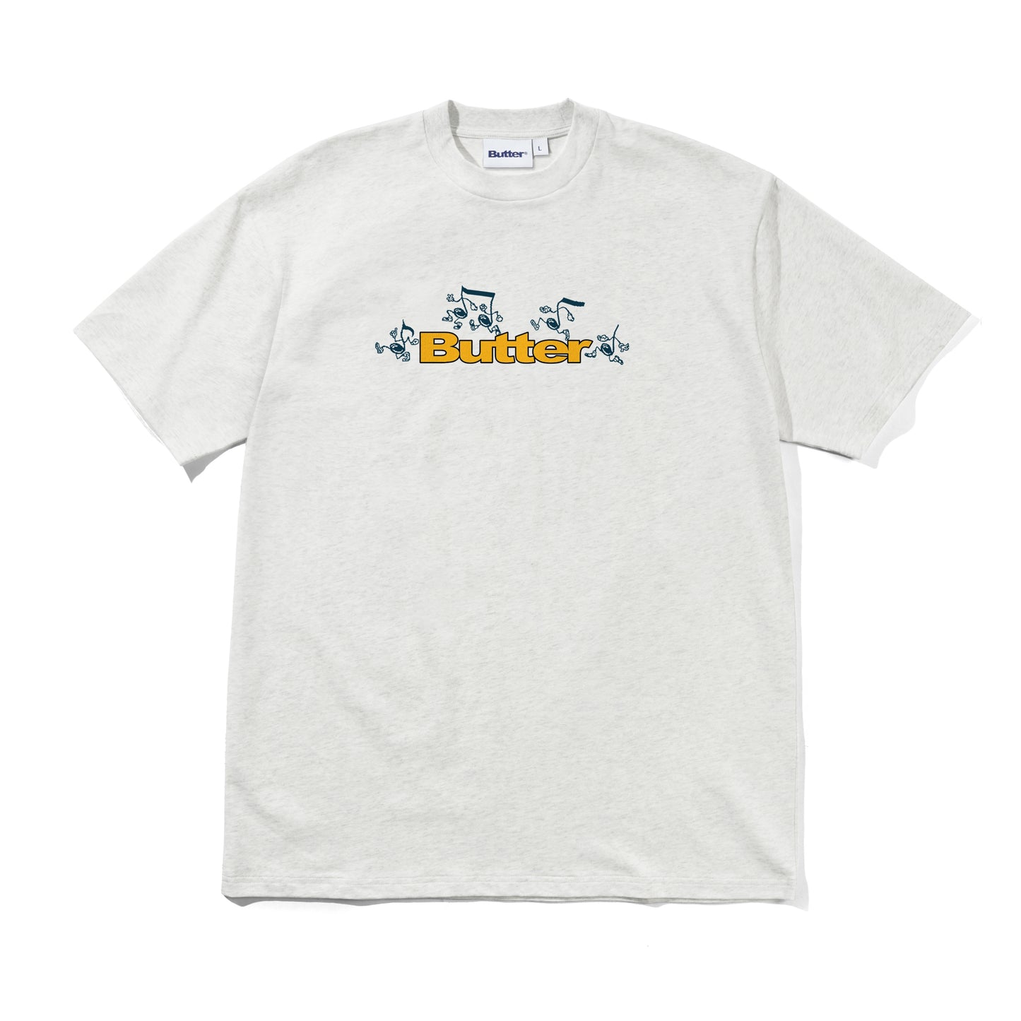 Butter Goods Tempo Logo Tee - Ash
