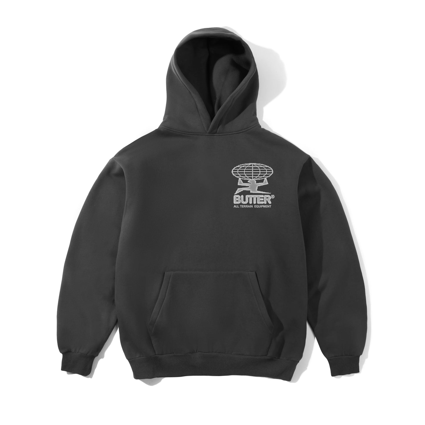 Butter Goods Terrain Hoodie - Washed Black