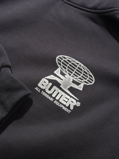 Butter Goods Terrain Hoodie - Washed Black