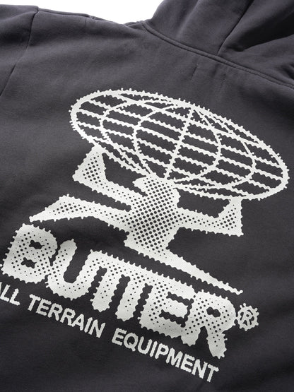 Butter Goods Terrain Hoodie - Washed Black