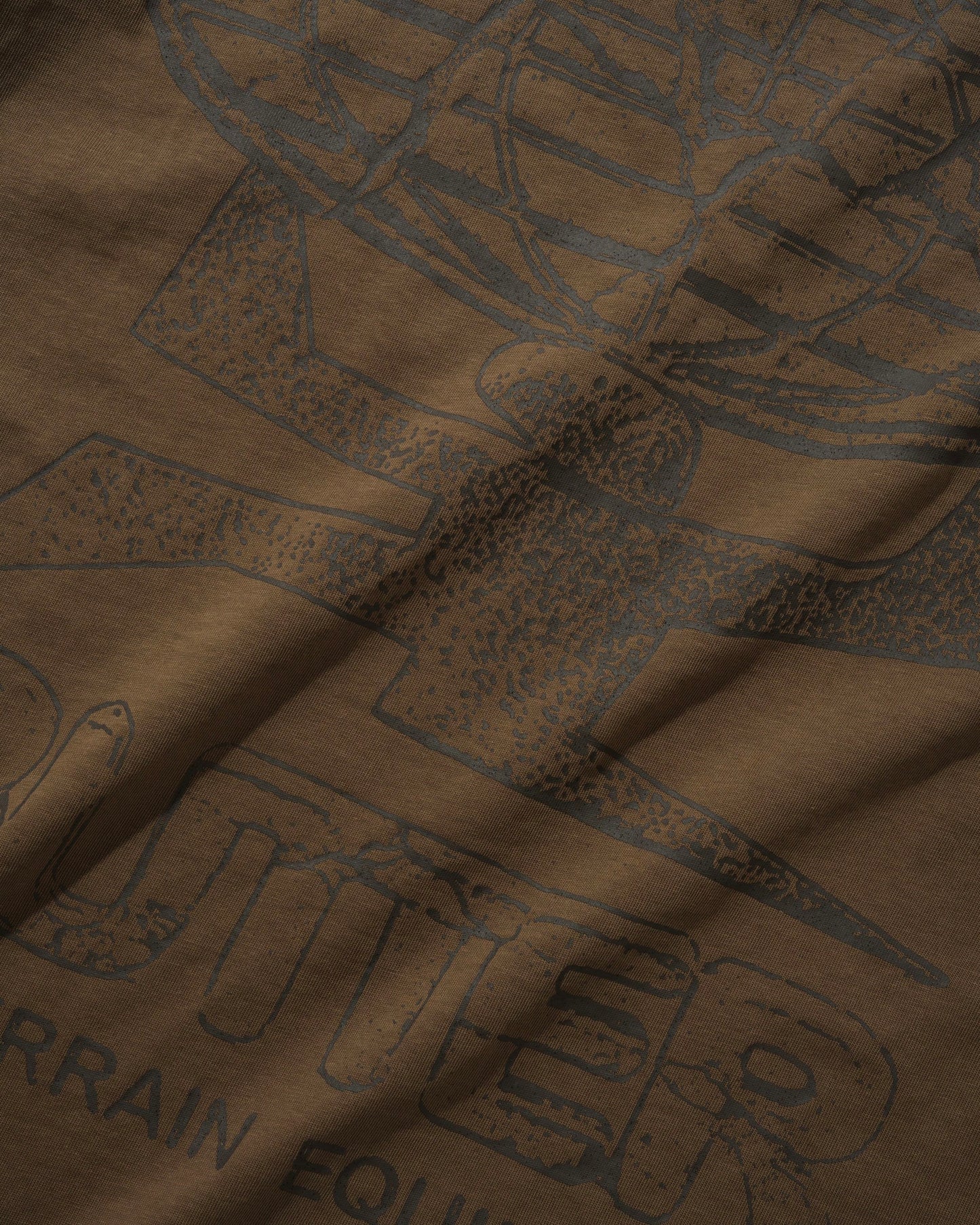 Butter Goods Terrain Tee - Dark Taupe