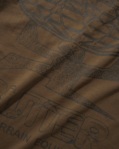 Butter Goods Terrain Tee - Dark Taupe