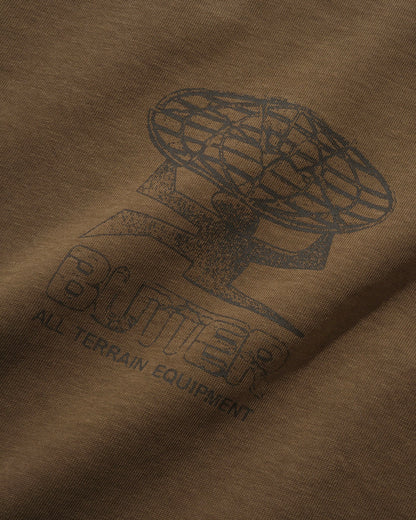 Butter Goods Terrain Tee - Dark Taupe