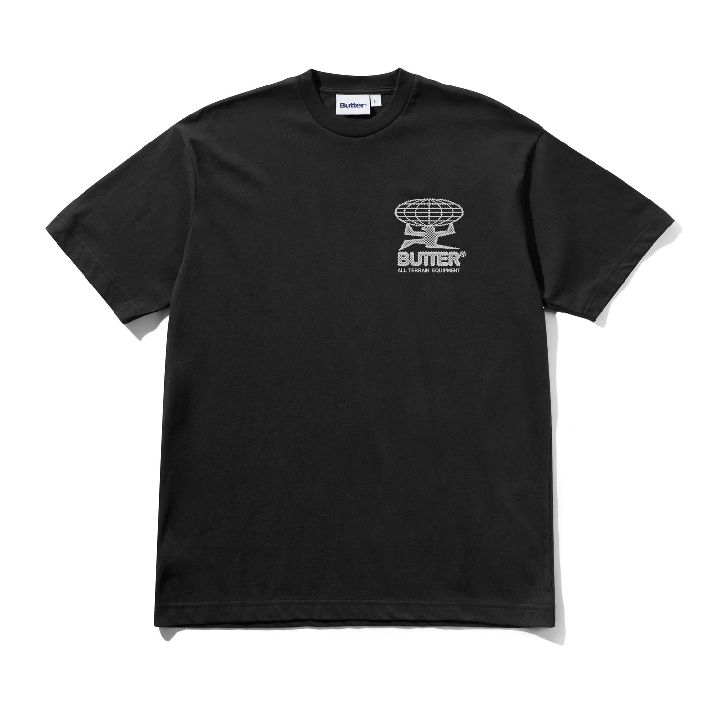 Butter Goods Terrain Tee - Washed Black