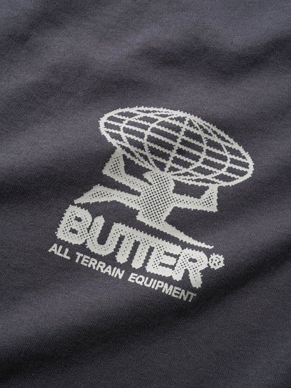 Butter Goods Terrain Tee - Washed Black