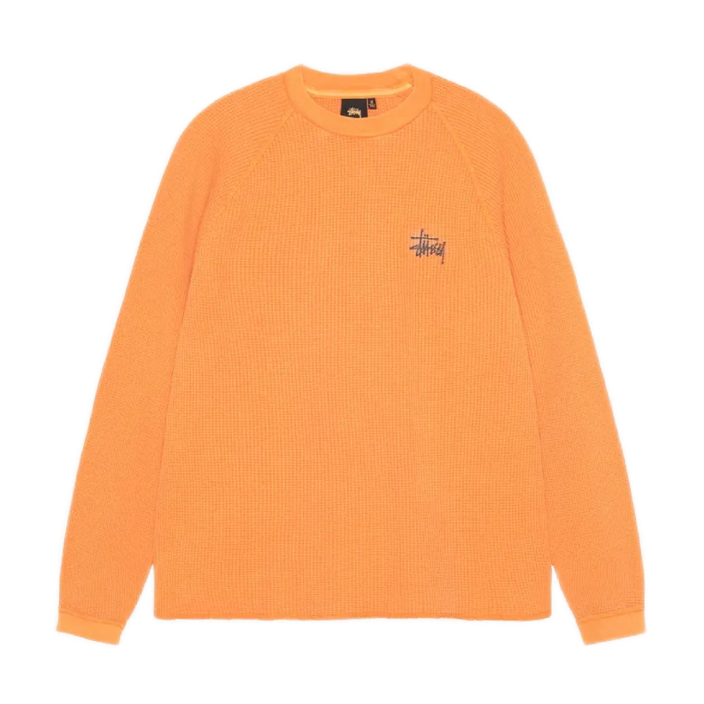 Stussy Raglan Thermal Longsleeve - Orange