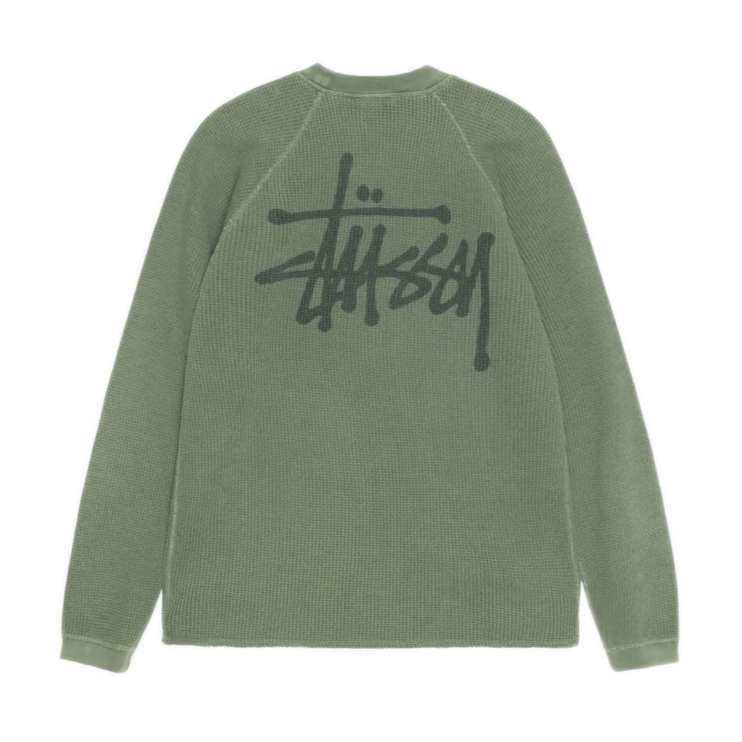 Stussy Raglan Thermal Longsleeve - Pine