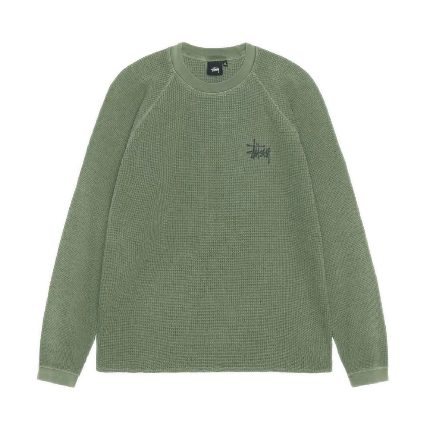 Stussy Raglan Thermal Longsleeve - Pine