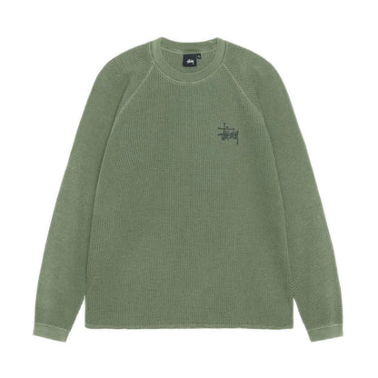 Stussy Raglan Thermal Longsleeve - Pine