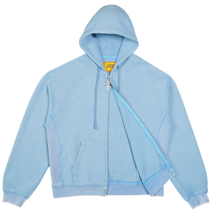 Carpet Company C-Star Double Zip Thermal Hoodie - Baby Blue