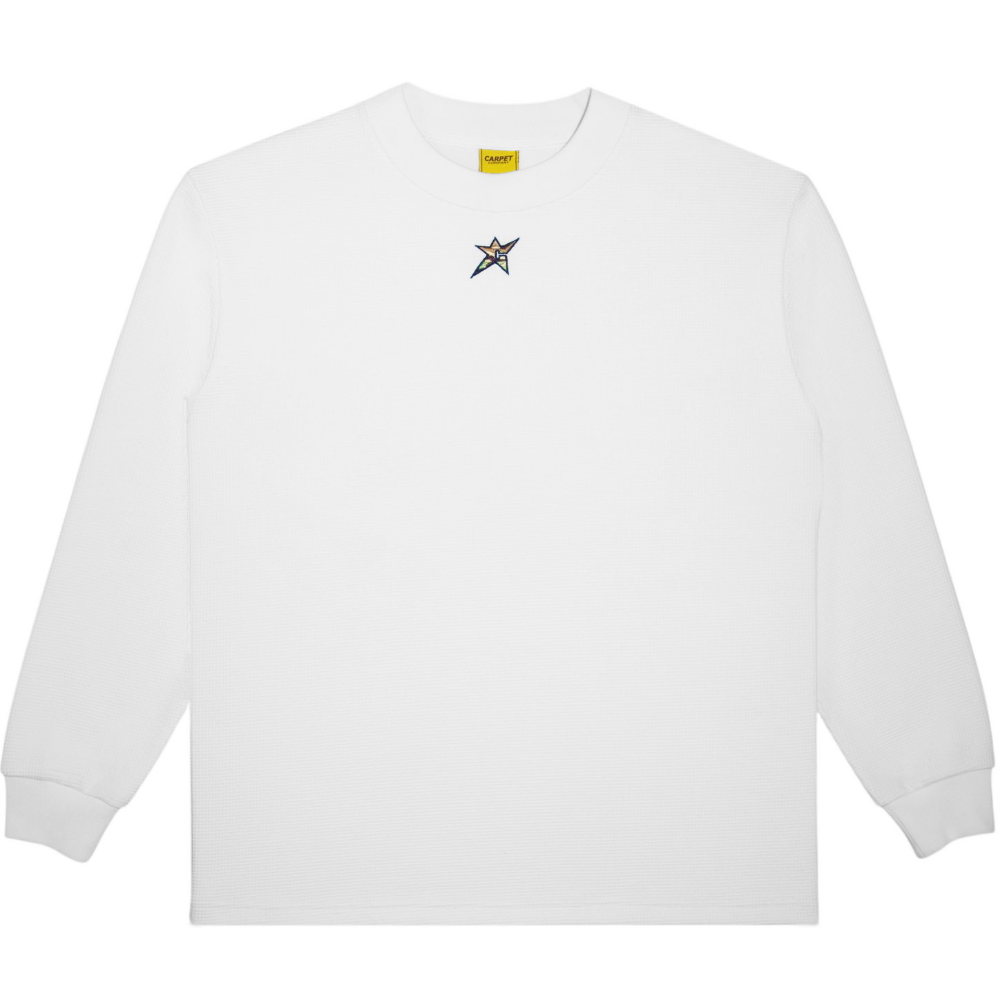 Carpet Company Thermal Longsleeve Tee - White