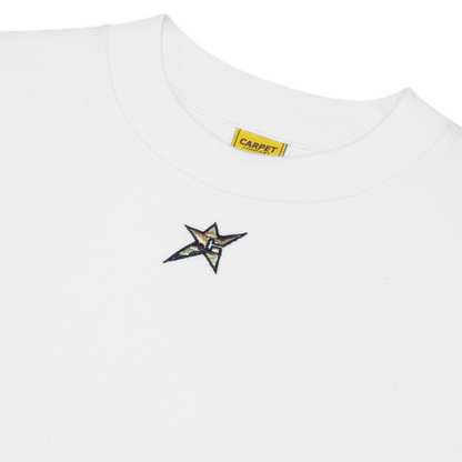 Carpet Company Thermal Longsleeve Tee - White