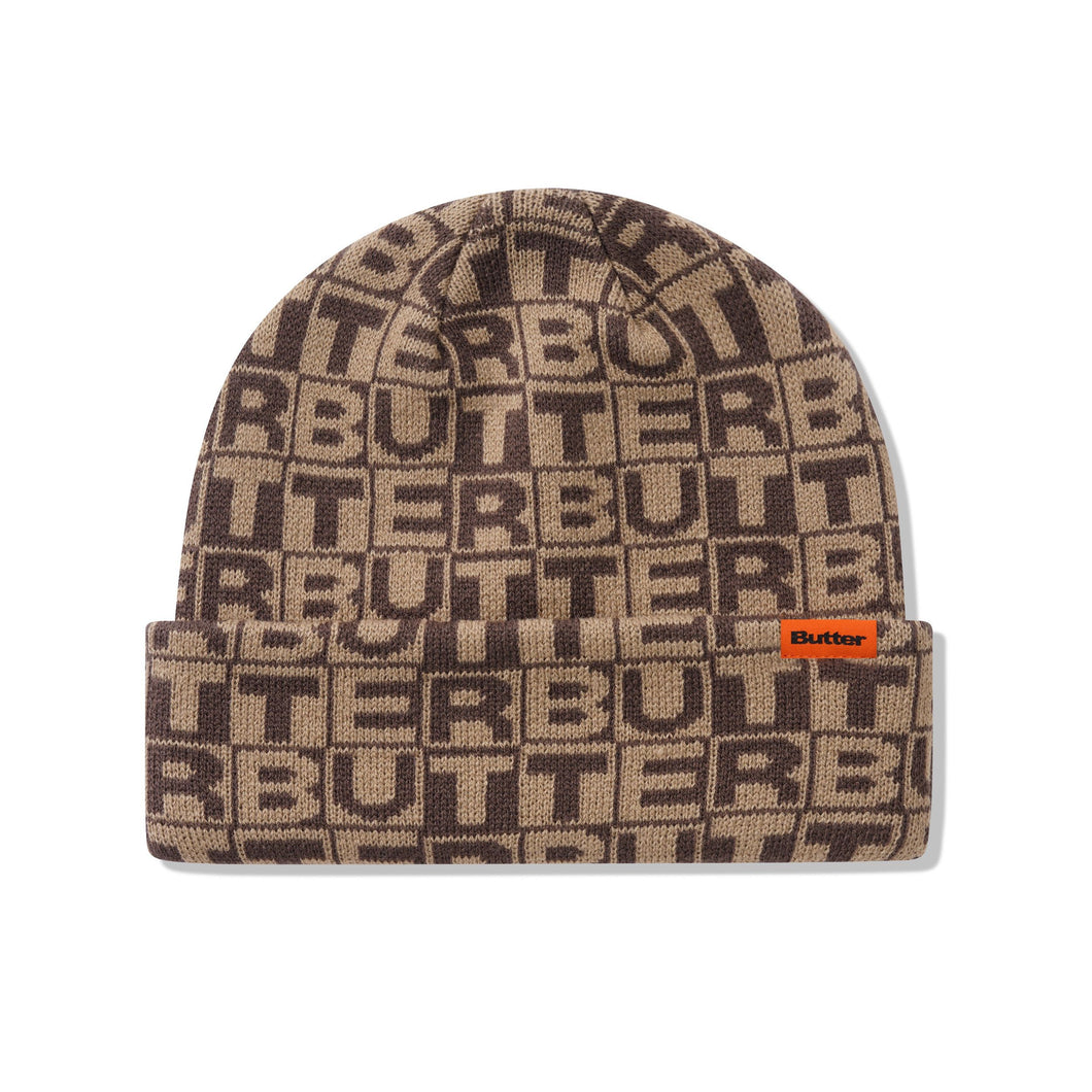 Butter Goods Tiles Beanie - Brown