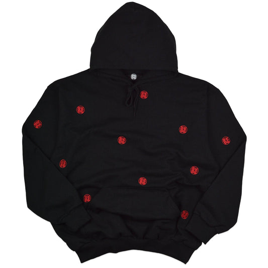 Hitopp Token Hoodie - Black/Red