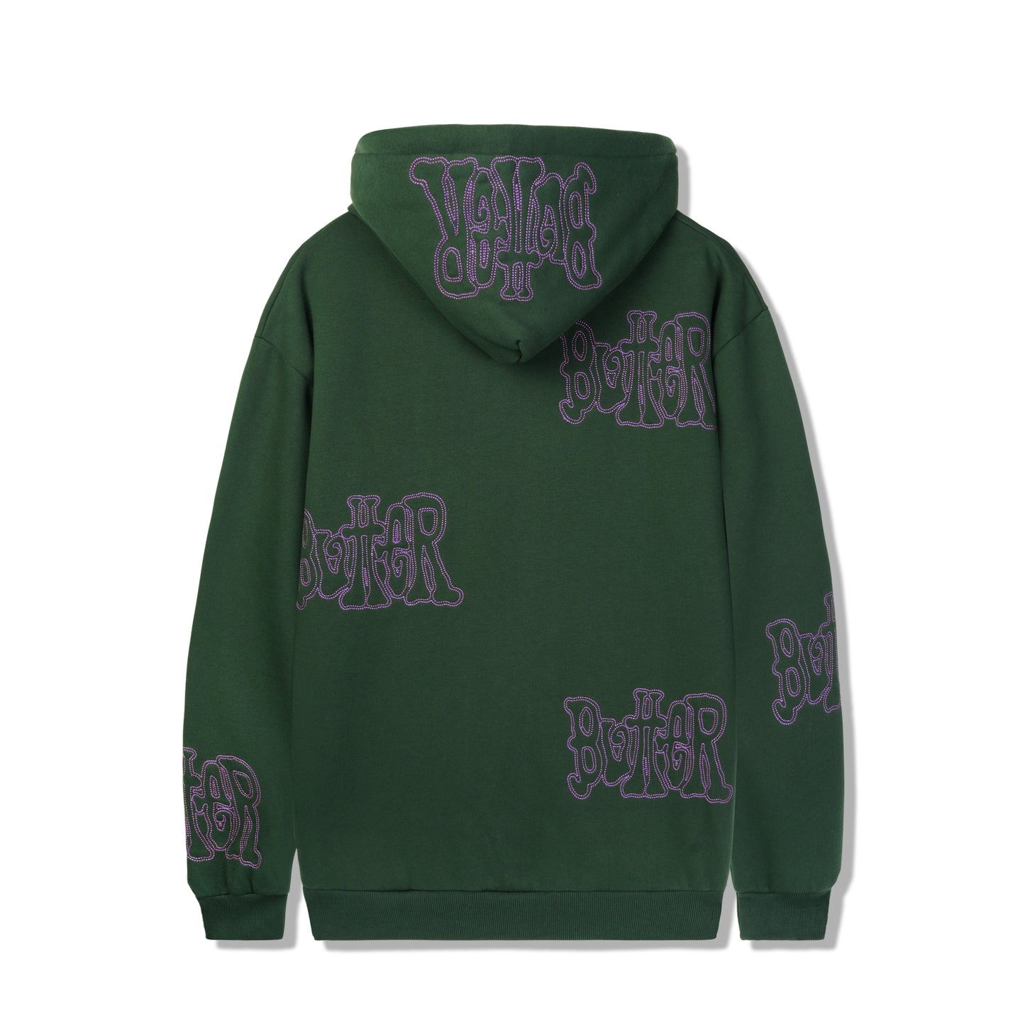 Butter Goods Tour Zip-Thru Hood - Dark Green