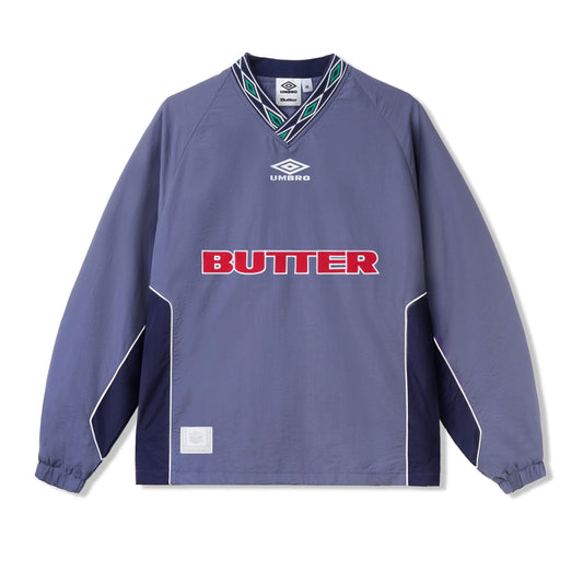 Butter Goods X Umbro Training Pullover - Slate/Navy