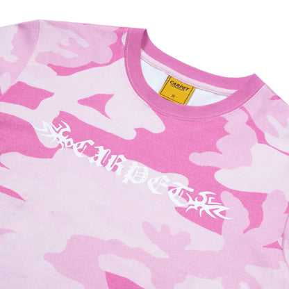 Carpet Company Trampstamp Girls Tee - Pink Camo
