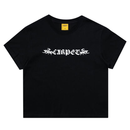 Carpet Company Trampstamp Girls Tee - Black