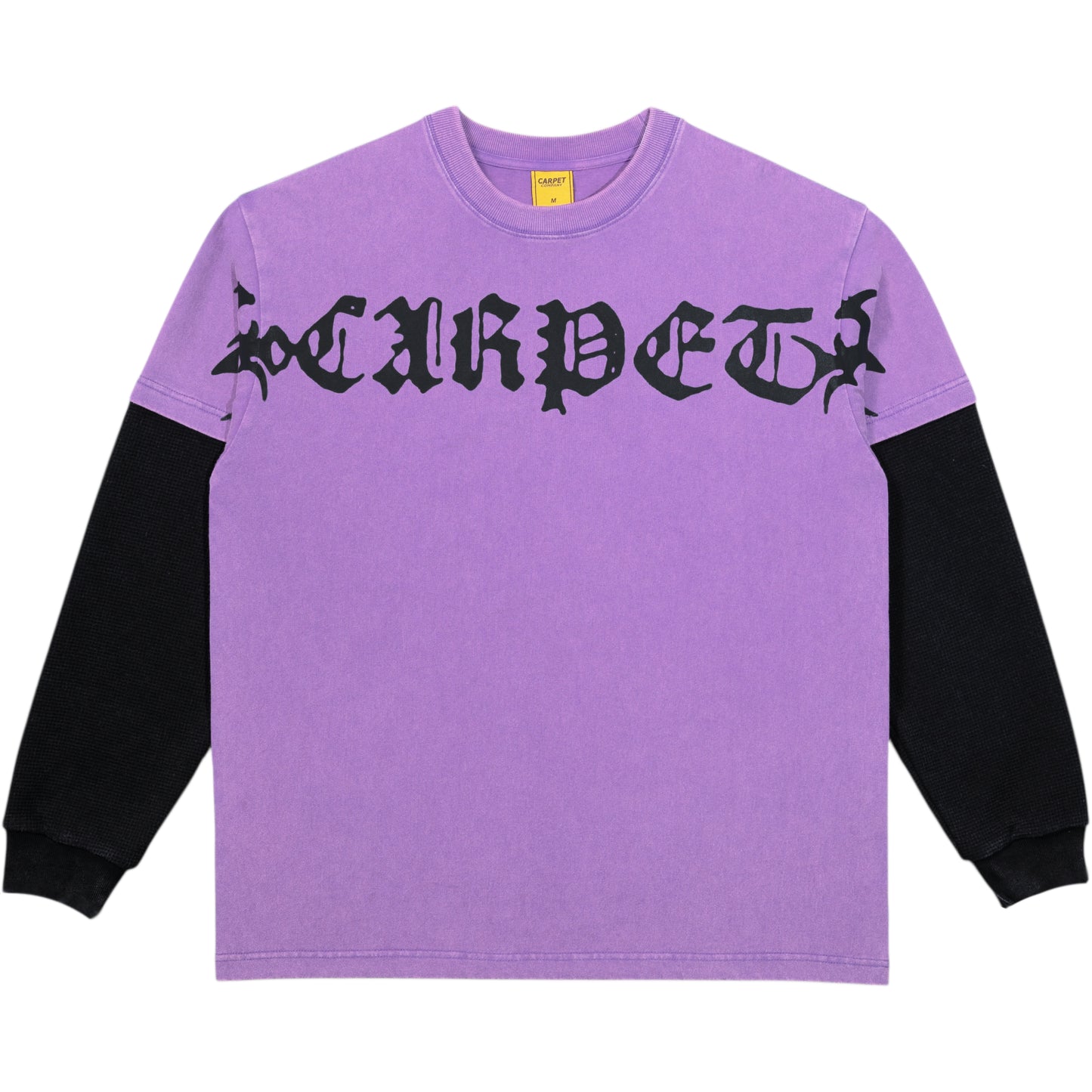 Carpet Company Trampstamp Tee Longsleeve - Purple/Black