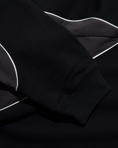 Butter Goods Tread Crewneck - Black/Charcoal