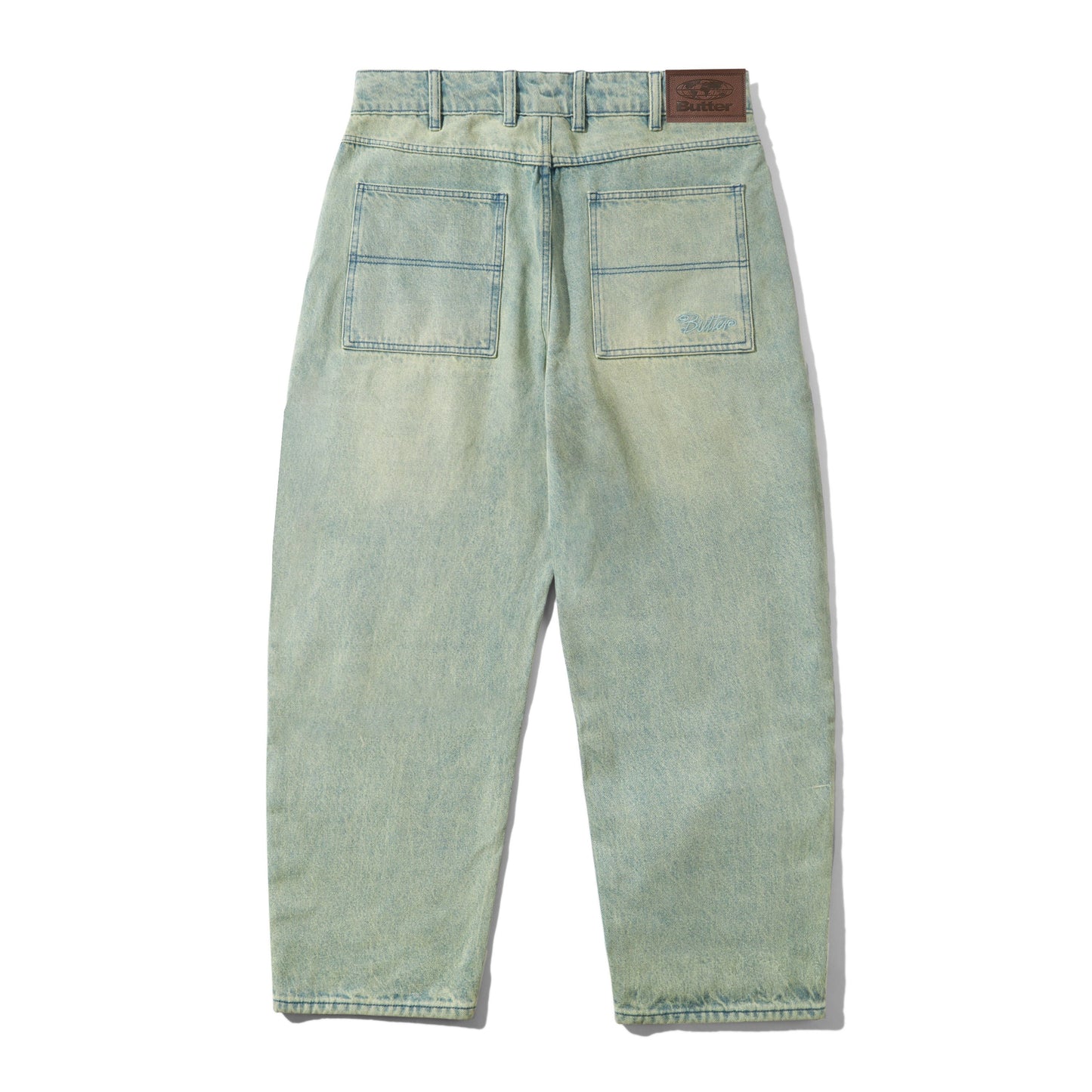Butter Goods Trim Denim Jeans - Sunfade Blue