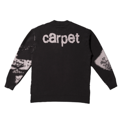 Carpet Company Trouble Woven Sweater - Black/Gray