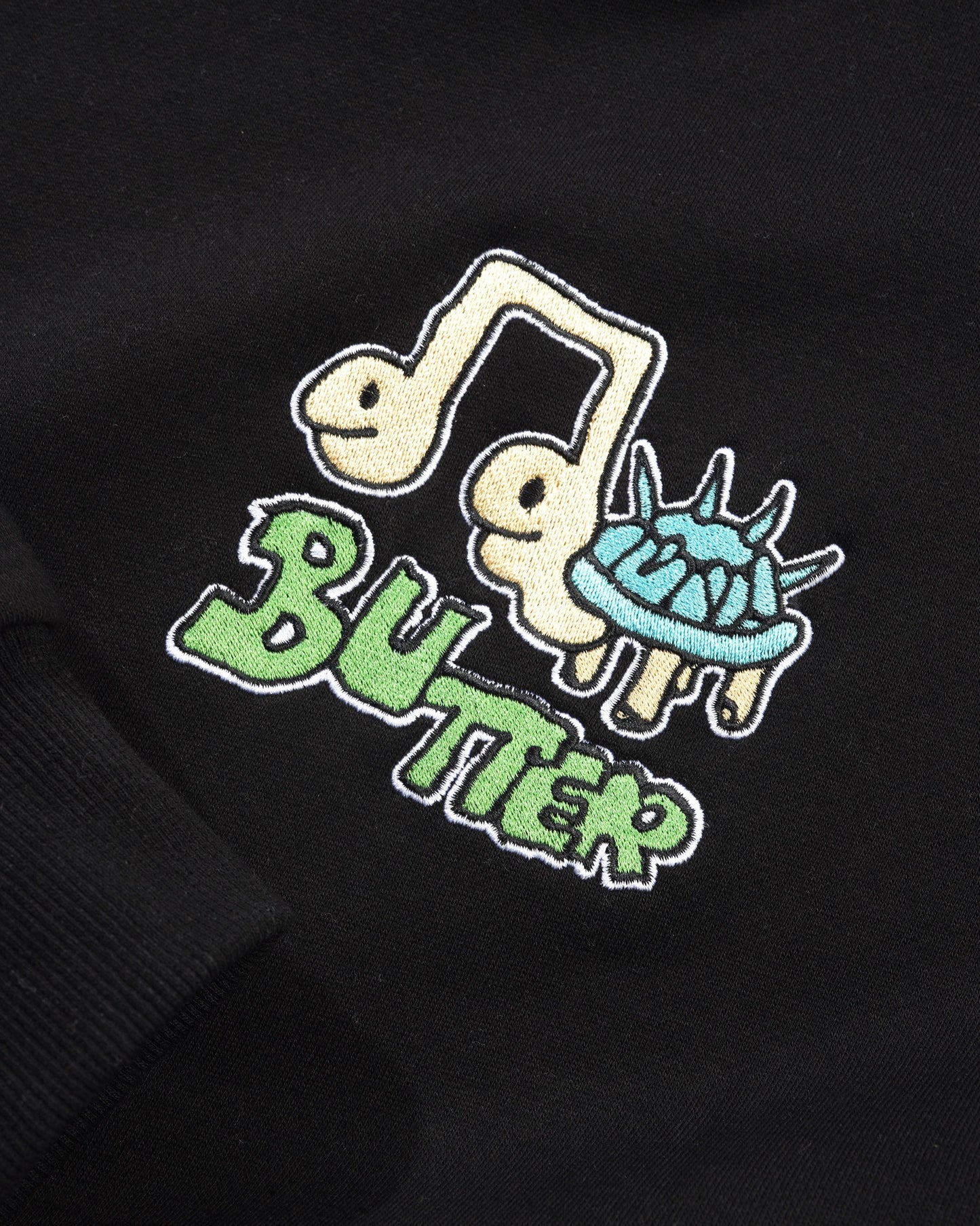 Butter Goods Turtle Hoodie - Black