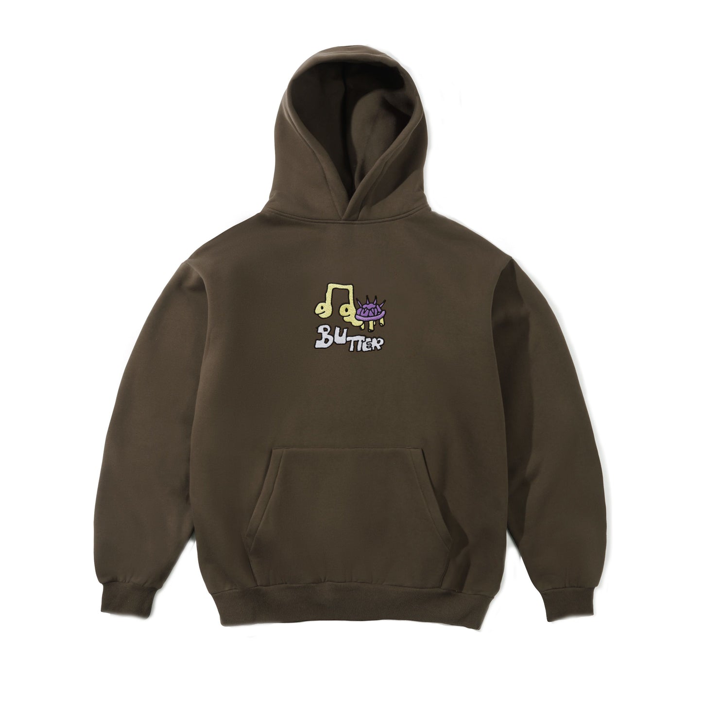 Butter Goods Turtle Hoodie - Coffee