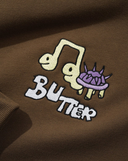 Butter Goods Turtle Hoodie - Coffee