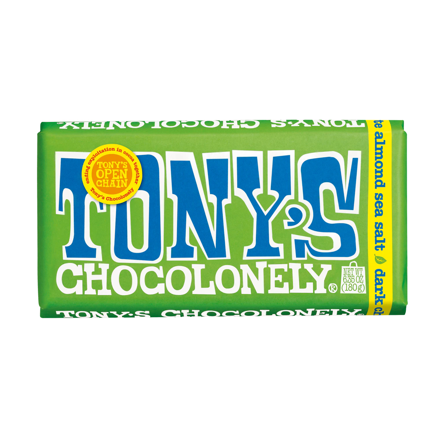 Tony's Chocolonely Almond Sea Salt Dark Chocolate Bar