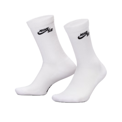 Nike SB Everyday Elevated Sock 3-Pack - White