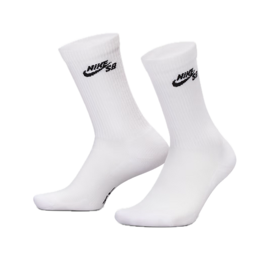 Nike SB Everyday Elevated Sock 3-Pack - White