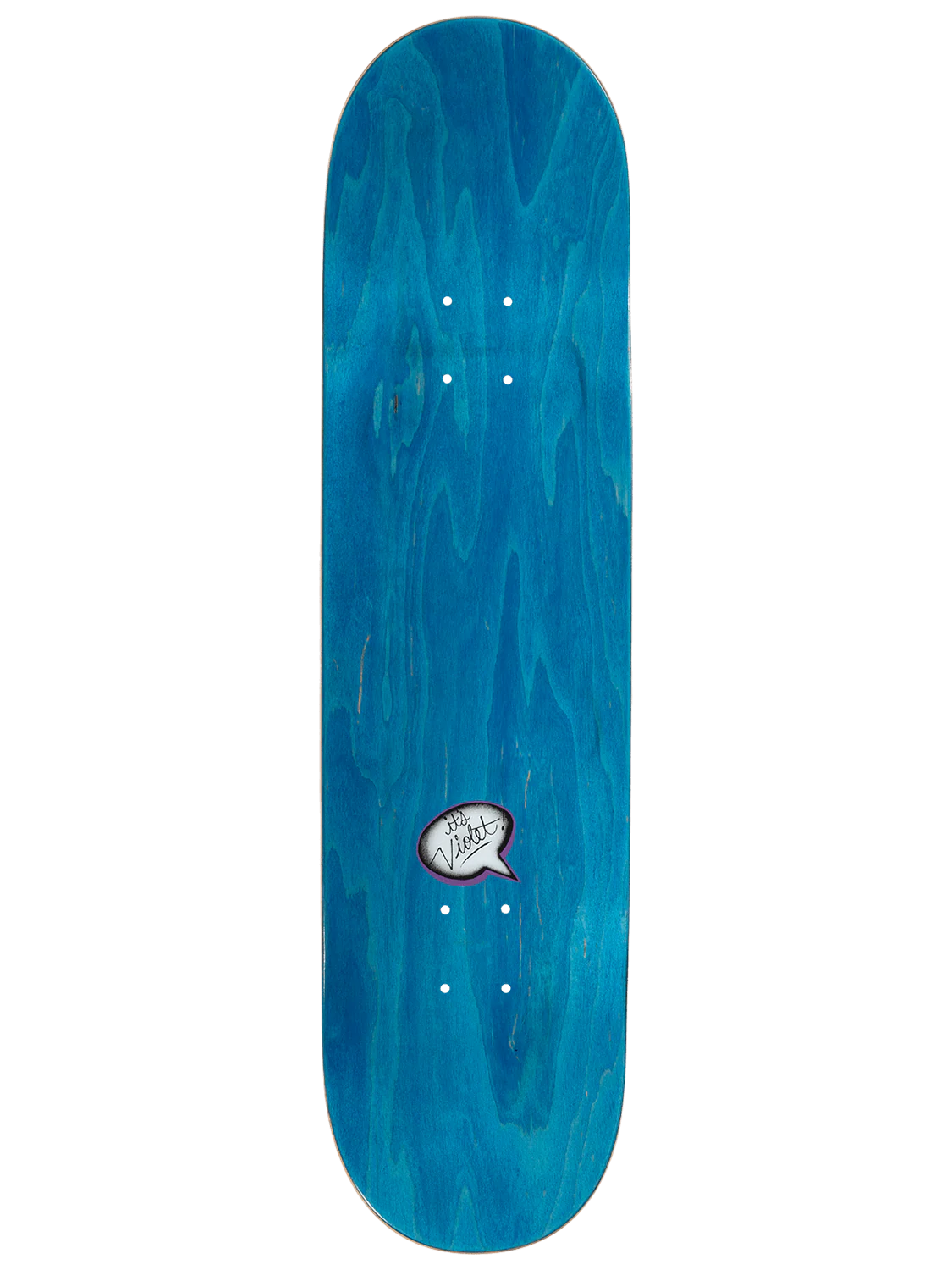 Violet Peace Deck Black/Black - 8.25