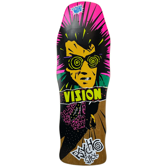 Vision Original Psycho Stick Deck - 10"x30" Brown Stain