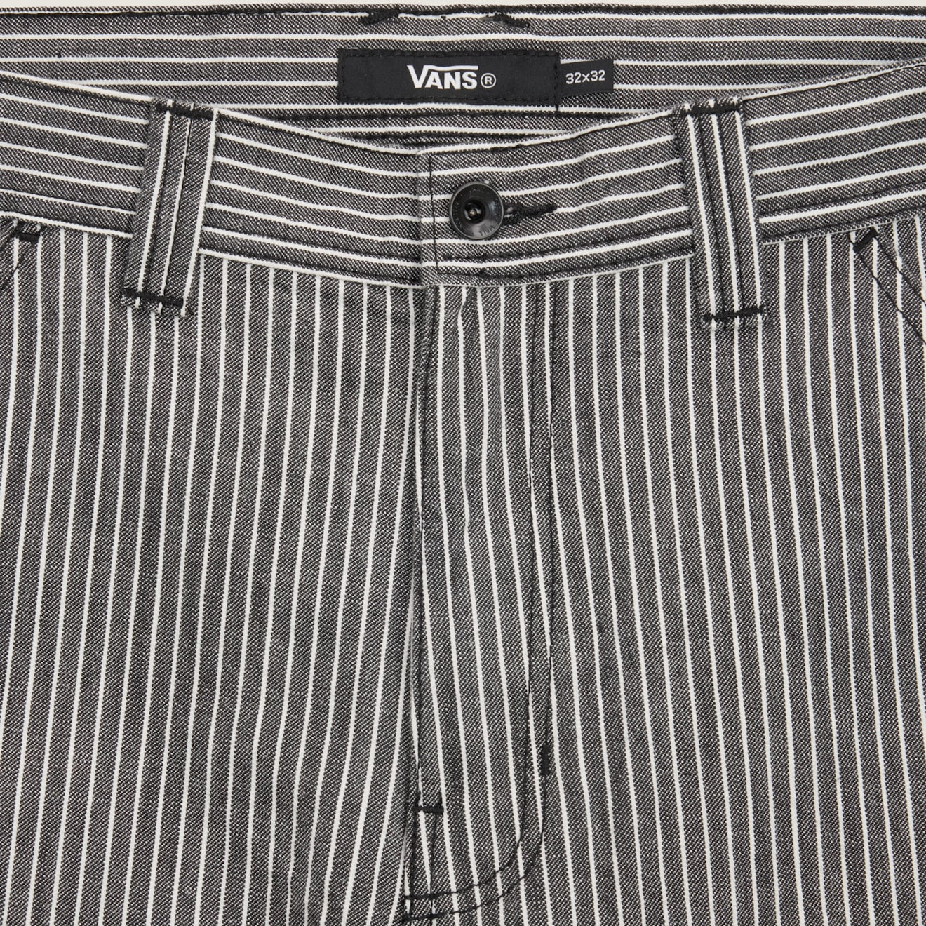 Vans Chore Loose Denim Stripe Pant - Black/White