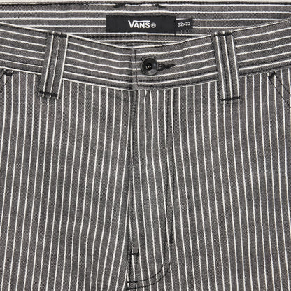Vans Chore Loose Denim Stripe Pant - Black/White