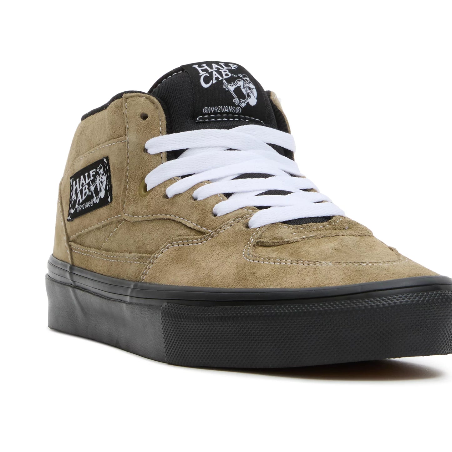 Vans Skate Half Cab - Olive/Black Pig Suede