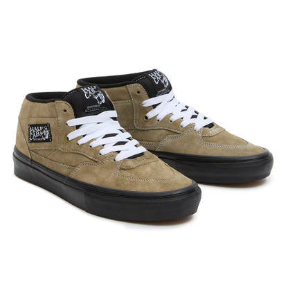 Vans Skate Half Cab - Olive/Black Pig Suede